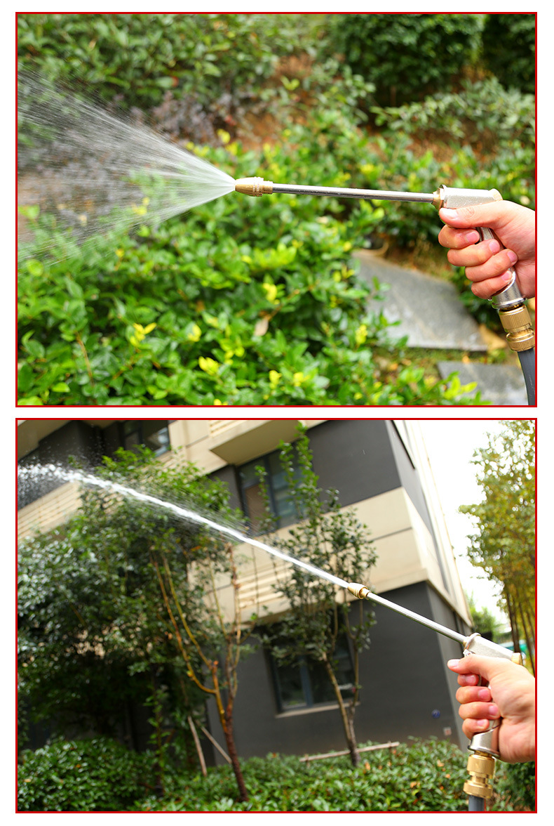 厂家供应高压洗车水枪家用园林浇花神器软卷管水管收纳架水车工具详情21