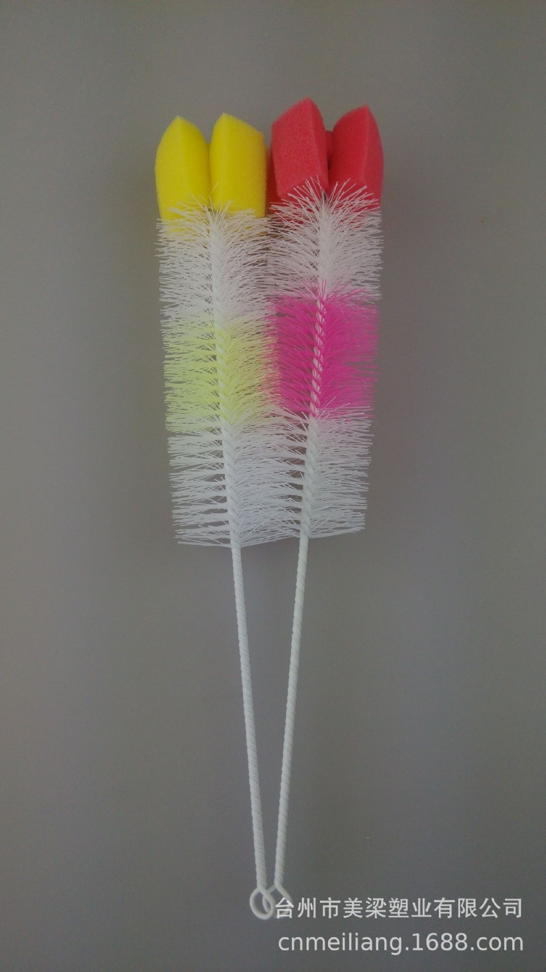 海绵头长柄奶瓶刷 红酒杯刷 保温杯瓶刷 茶壶清洁刷百货批发详情4