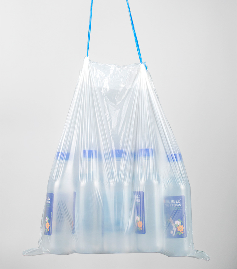 垃圾袋加厚家用收口抽绳垃圾袋45*50提绳袋拉圾桶塑料袋大号代发详情6