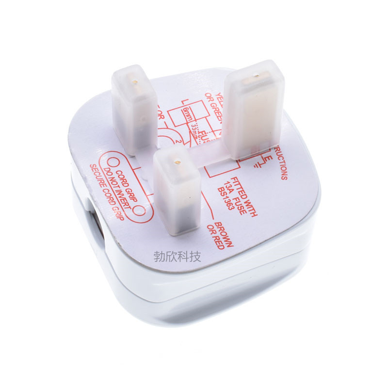 British standard square pin plug, Hong Kong delta connection plug with switch/sheath/fuse indicator light BS1363 pic 7