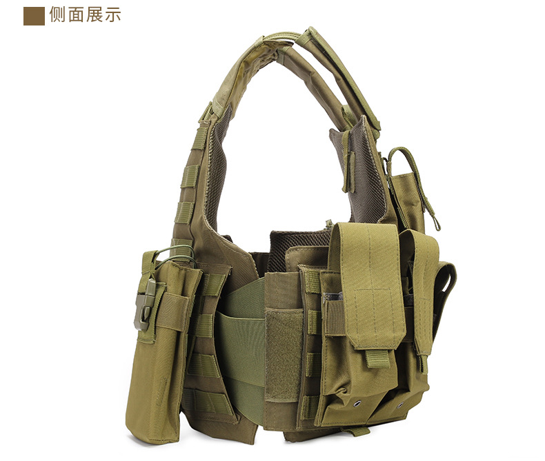 Yitu Military Enthusiast Amphibious Combat Multi-functional quick-release Black camouflage sports outdoor tactical vest and vest pic 8