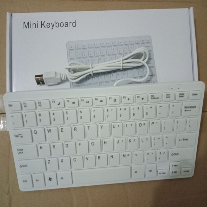Cross-border K1000 wired mini keyboard, mini chocolate keyboard, USB portable laptop keyboard pic 9