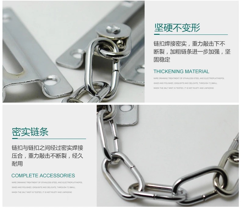 Stainless steel chain, thickened anti-theft chain, counter safety chain, mobile phone cabinet hanging chain, iron chain bar, display cabinet hanging chain pic 41