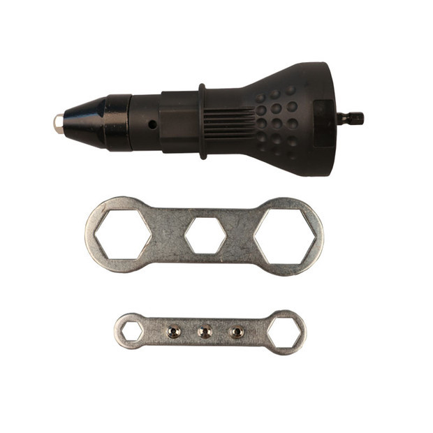 Electric rivet nut gun, riveting tool, cordless rivet drill adapter, electric riveting gun accessory set tool pic 25