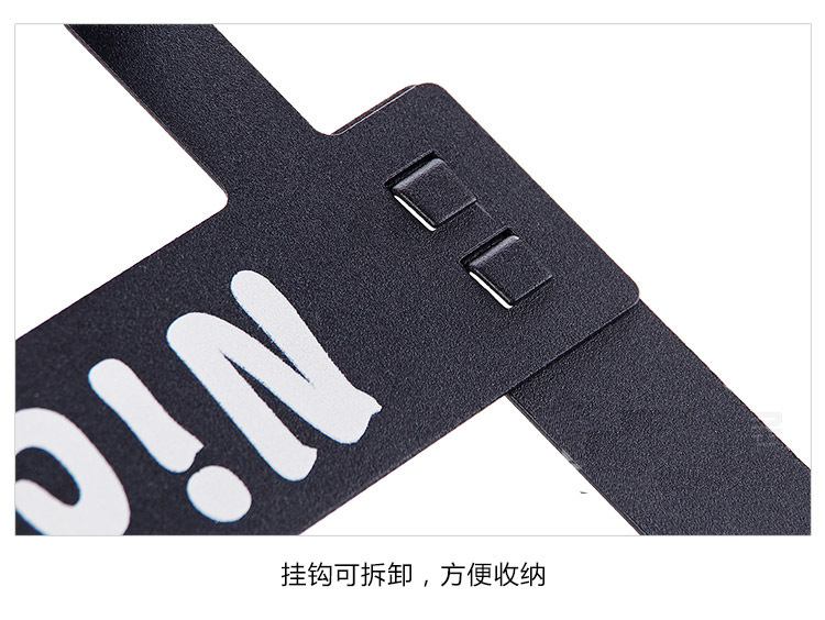 Behind the door hook hanger, bedroom door, no drilling, no trace, backdoor storage and storage, clothes hanger, coat hook pic 9