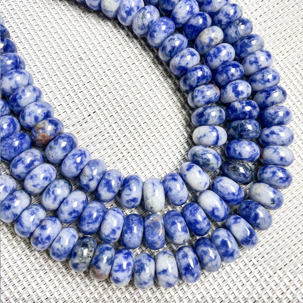 6*10mm天然石水晶算盘珠散珠DIY手链饰品定位珠隔片串珠半成品详情7