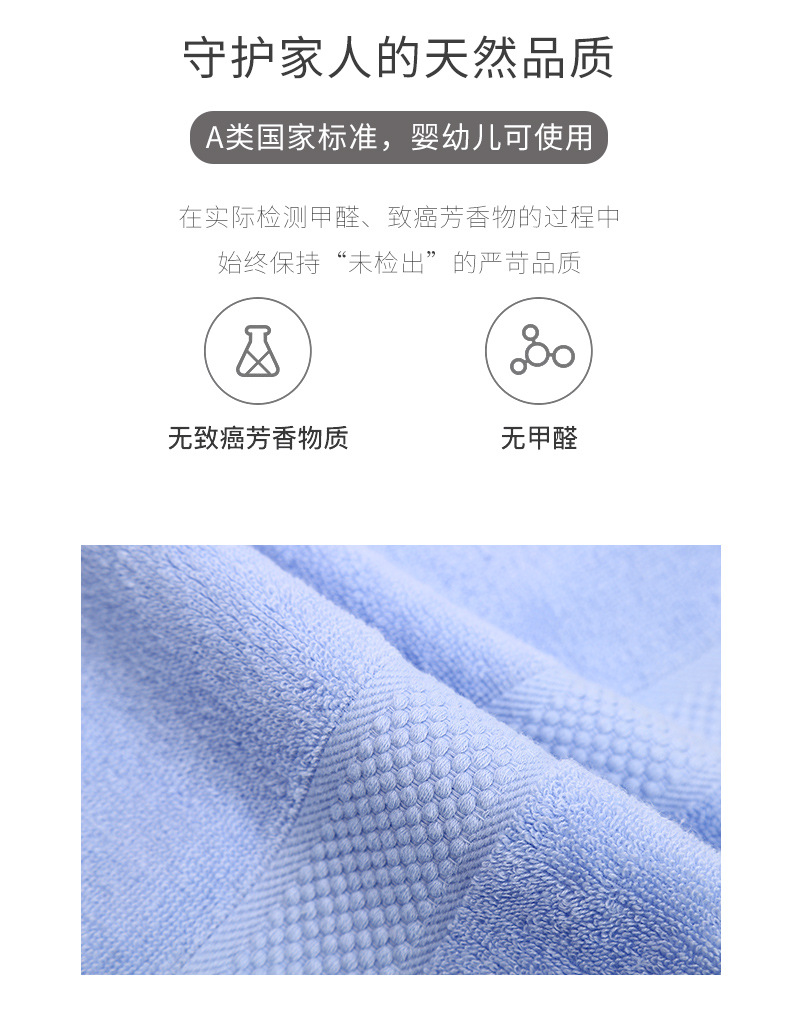 洁丽雅毛巾新疆棉洗脸洗澡家用成人男女士全棉柔软强吸水面巾0355详情5