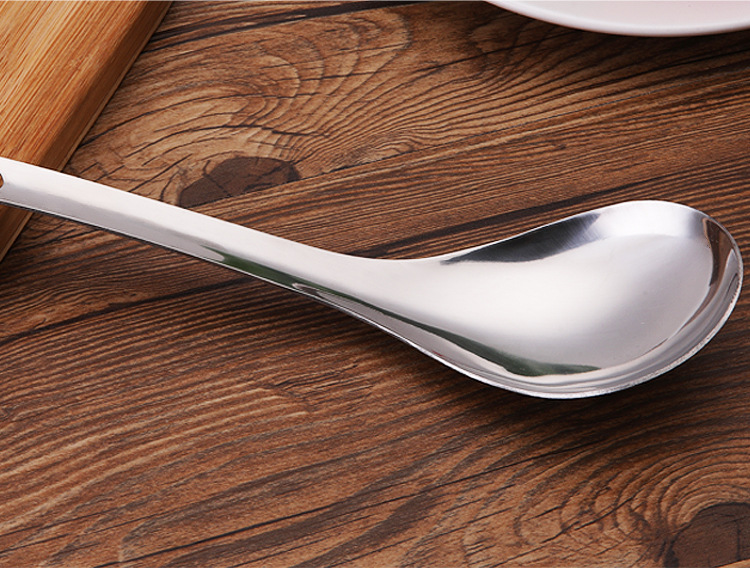 批发司南不锈钢多用勺不锈钢饭勺加厚大号盛饭勺子厨房餐厅饭汤勺详情10