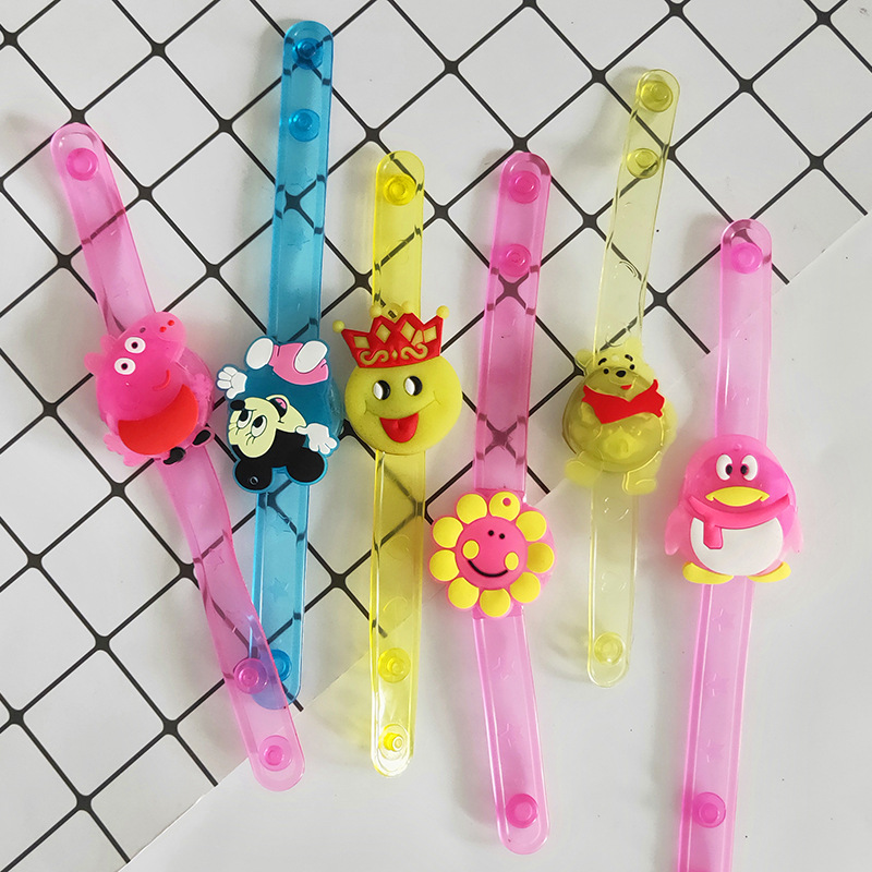 闪光手腕带发光卡通手镯发光手表带卡通手环闪光玩具厂家批发详情9