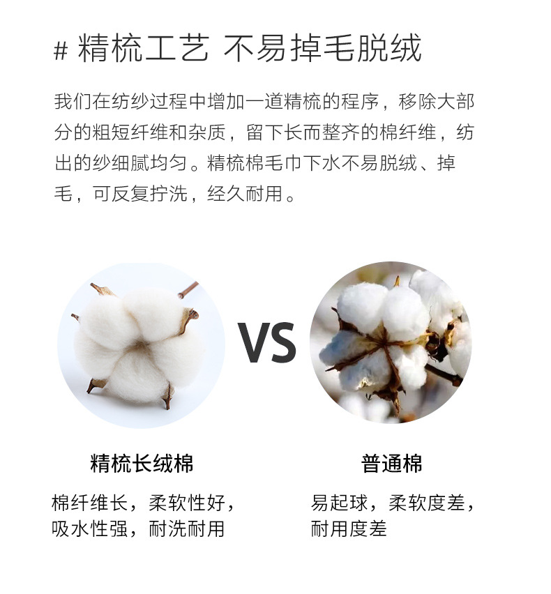 洁丽雅毛巾新疆棉洗脸洗澡家用成人男女士全棉柔软强吸水面巾0355详情6