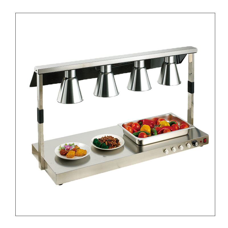 不锈钢底座双头保温灯加热保暖灯酒店自助餐用品烽煌厨房设备详情12