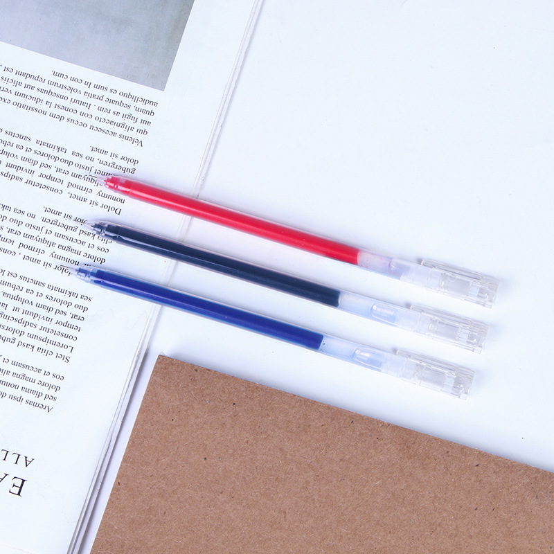Direct-sale large-capacity, high-performance gel pen, 0.5mm carbon water pen, special pen for student exams, signature pen pic 17