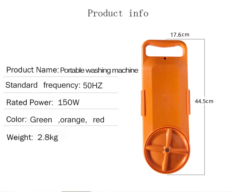 Lazy student dormitory laundry machine, portable washing machine, hand-held small mini convenient travel sock washing machine pic 31