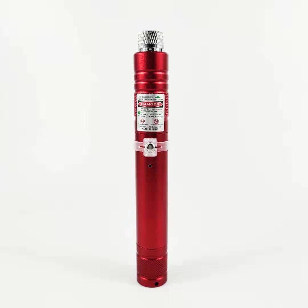 High-power green laser lamp, aluminum alloy flashlight, USB charging, full sky star coach sales pen, cat toy pen wholesale pic 3