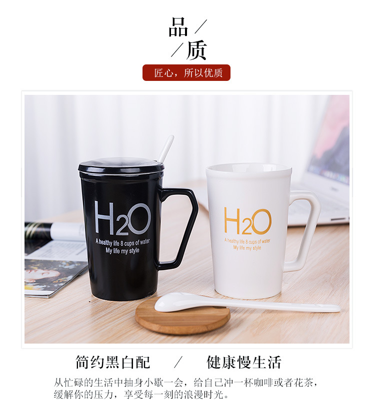 Ceramic cups, creative breakfast cups, mugs, coffee cups, couple water cups, advertising cups, manufacturer supplies digital cups pic 6