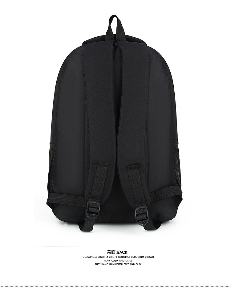 时尚运动双肩包男女潮流学生书包大容量户外旅行商务背包电脑包详情11