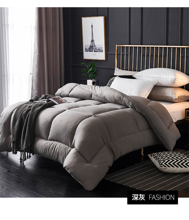 Wholesale of spring and autumn quilts, thickened and warm winter quilts, and single and double student winter quilts for all four seasons pic 8