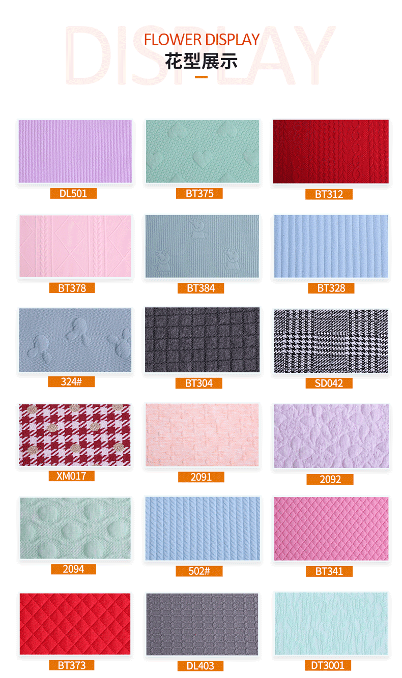 The manufacturer has in stock knitted diamond-shaped large and small checkered jacquard air layer fabric, polyester and ammonia tr clothing and home textile dyed fabric pic 8