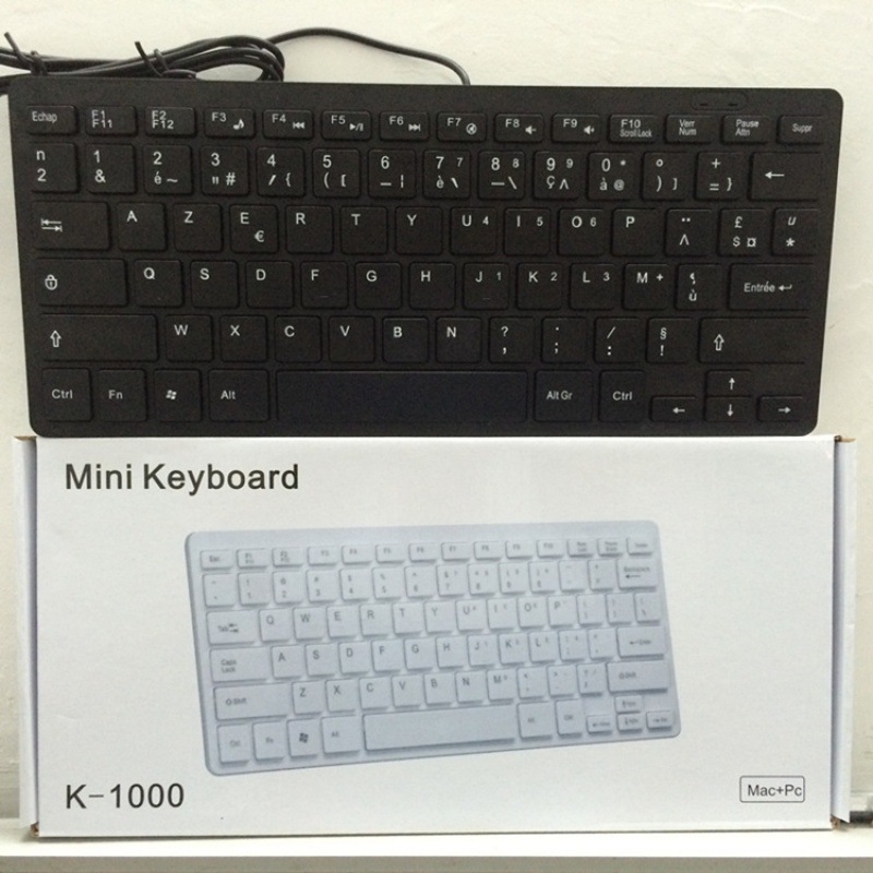 Cross-border K1000 wired mini keyboard, mini chocolate keyboard, USB portable laptop keyboard pic 10