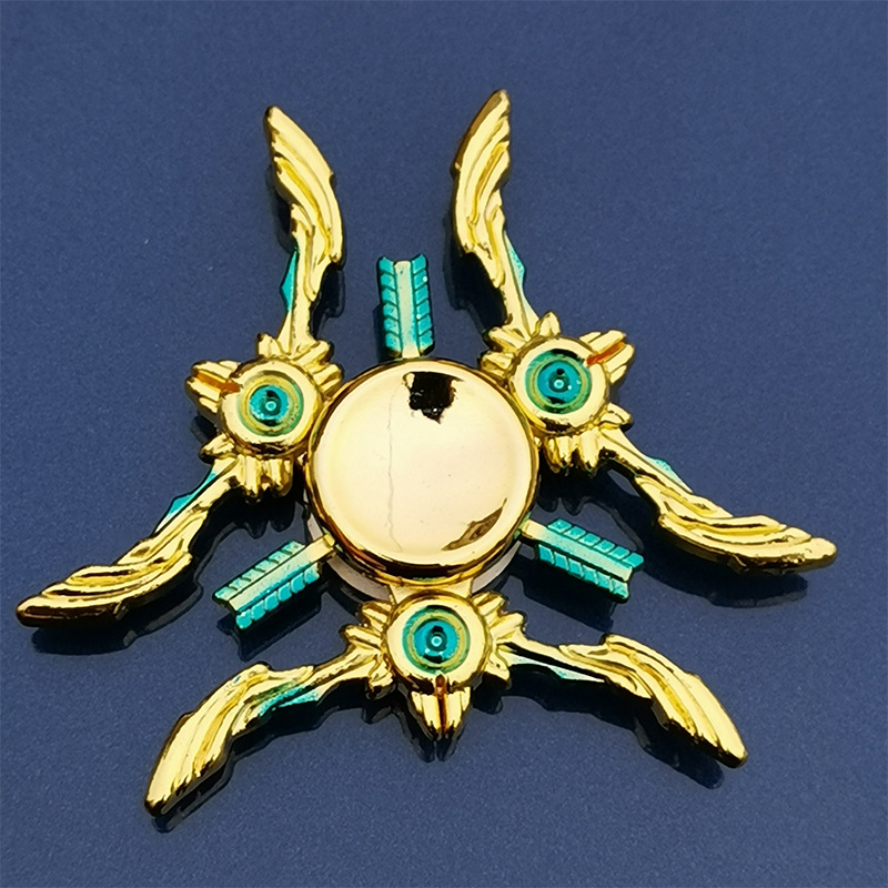 百款 王者吃鸡金属指尖陀螺堡垒合金指尖陀螺绝地求生地摊减压详情3