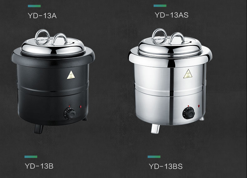 10L电子暖汤煲炉锅自助餐电热黑汤炉保温汤锅食品级电加热详情4