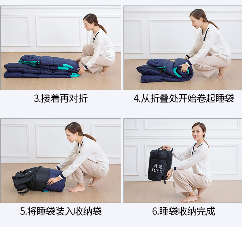 New cross-border envelope-style smart heating cotton sleeping bag, outdoor camping heating sleeping bag, trendy electric heating warm sleeping bag pic 19