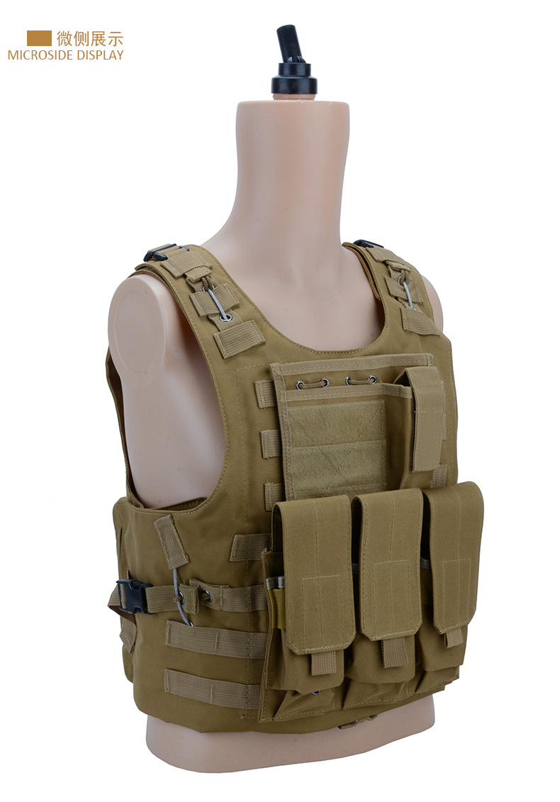 Yitu Tactical vest, anti-explosion Special training, PUBG vest, multi-functional vest, CS camouflage vest, training uniform pic 9