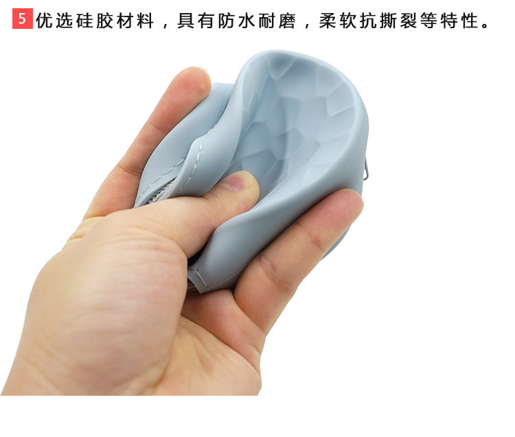 创意女生硅胶零钱包圆形硅胶零钱包收纳包硬币钥匙收纳包厂家详情9