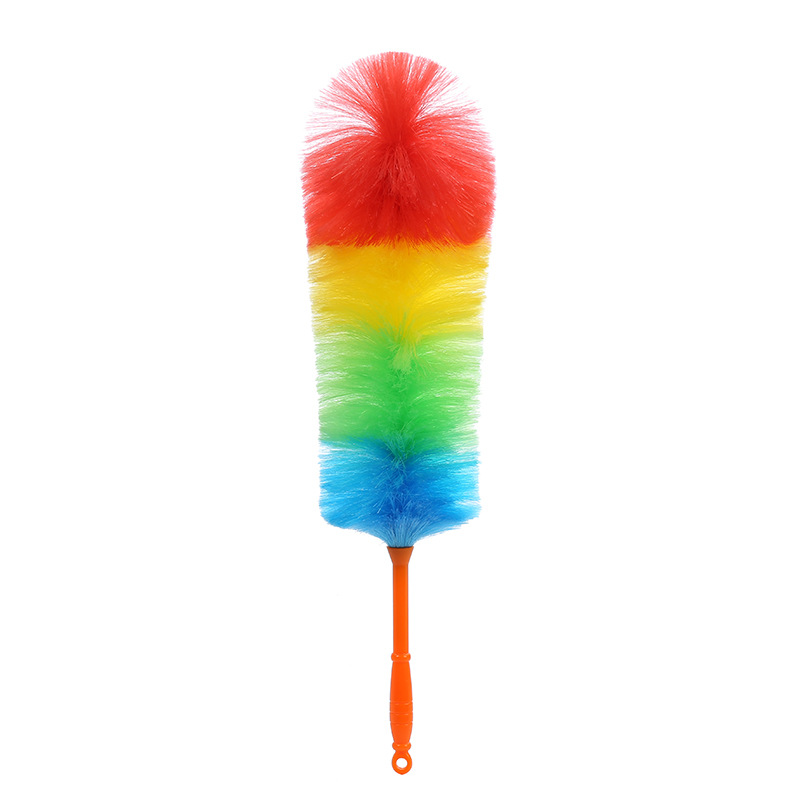 Cross-border wholesale of colored PP silk feather dusters, short dusters, household dust removal, static dust sweeping, anti-static, static dust removal pic 7