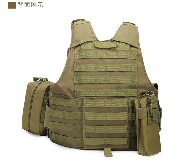Yitu Military Enthusiast Amphibious Combat Multi-functional quick-release Black camouflage sports outdoor tactical vest and vest pic 9