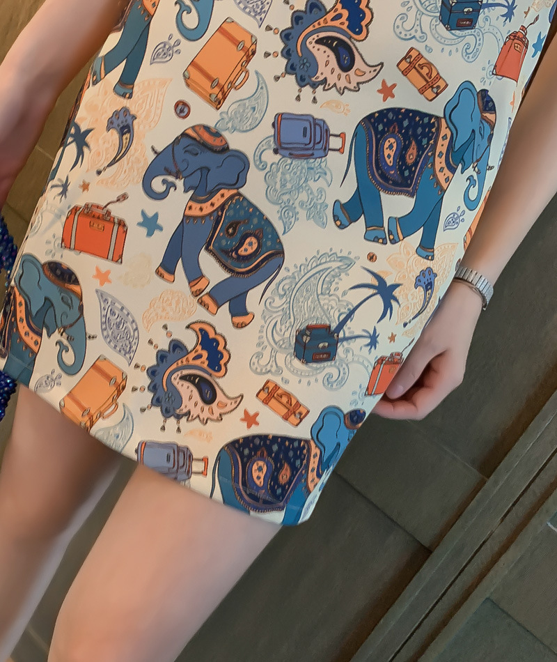 2025 Summer New Style improved traditional Chinese style short artistic cartoon retro playful girl cheongsam dress 1991 pic 18