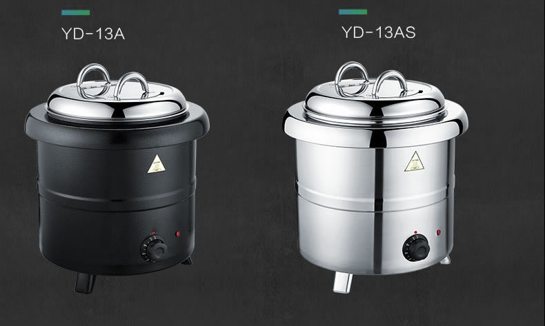 13L electronic warm soup pot, buffet electric black soup pot, insulated soup pot, commercial constant temperature electric heating pic 4