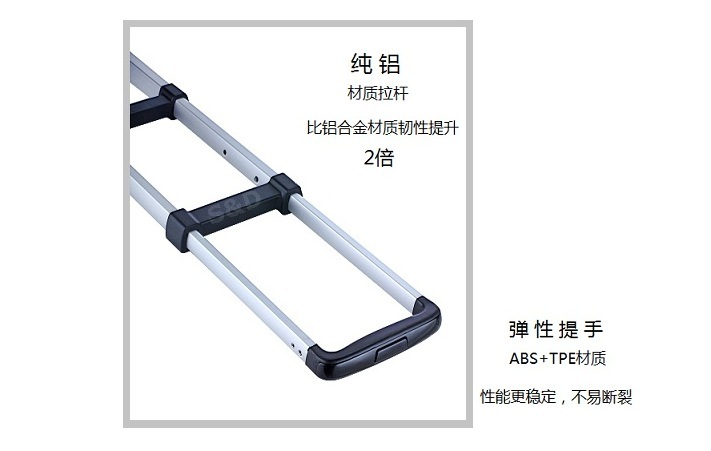 Universal silent five-wheel folding portable aluminum alloy luggage cart, shopping and cargo carrying small flatbed cart, trolley pulling cart pic 4