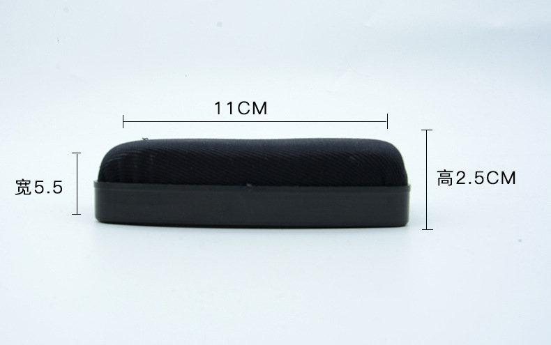 Black shell and black cloth bulk board eraser, office, teaching and learning stationery, easy to wipe, leaving no trace, whiteboard, magnetic and anti-slip pic 5