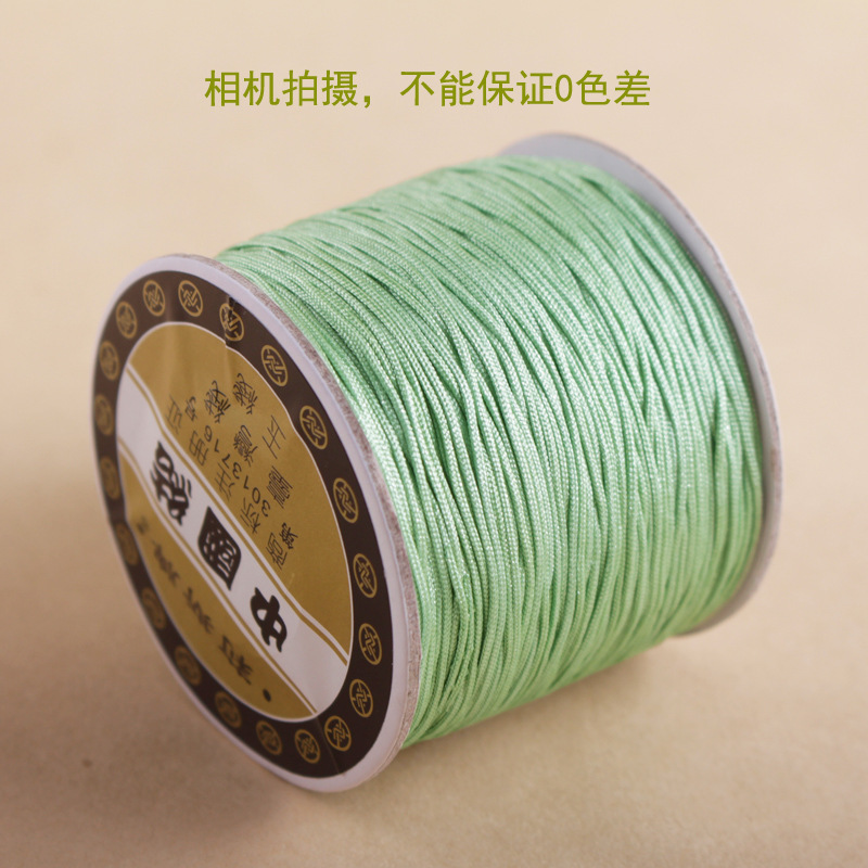 莉斯牌72号0.8mm台湾珠宝玉线手链红色线材手工编织绳子批发详情23