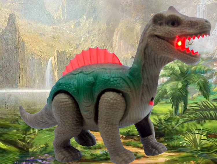 电动万向恐龙朱罗记模型会走路夜市创意新奇儿童电动恐龙玩具热卖详情5