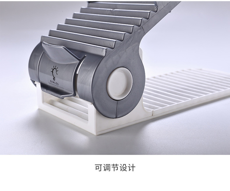 Plastic shoe rack and shoe support, parent-child splicing, fourth-generation adjustable, simple and creative home storage, European-style shoe cabinet for home use pic 33