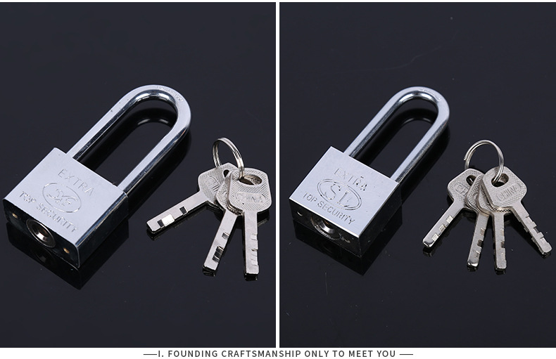 We offer wholesale of square blade padlocks, stainless steel padlocks, blade lock cores, and long beam iron padlocks for both household and commercial use pic 4
