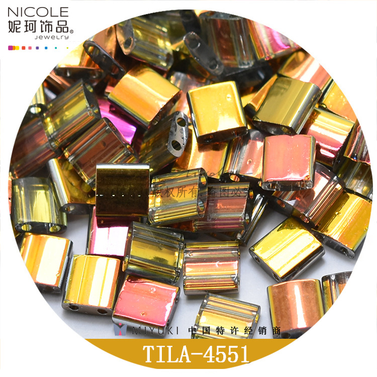 TILA日本进口miyuki御幸提拉珠14色冰与火幻彩系列10g装散珠珠子详情6