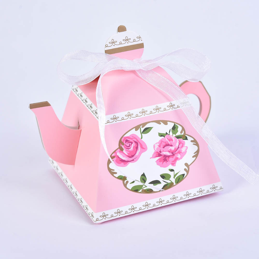 Creative European-style teapots, wedding candy boxes, spring candy boxes, gift boxes, wedding candy boxes, wedding candy packaging boxes wholesale pic 3