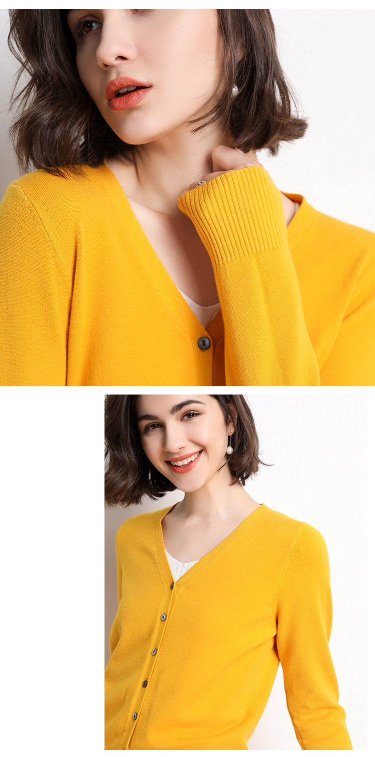 Knitted cardigan for women, spring knitted coat, long-sleeved sweater, cardigan, large-sized autumn coat, cross-border sweater coat for women pic 20
