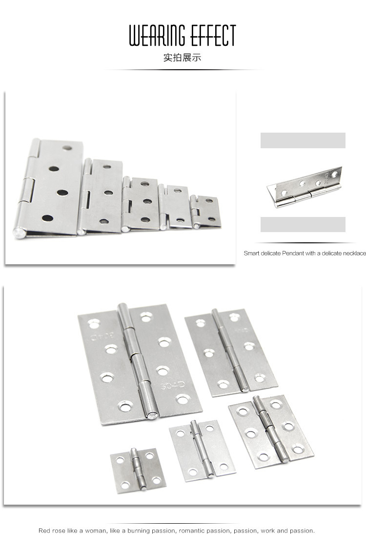 不锈钢合页平开1寸1.5寸2寸3寸小合页平开门窗橱柜卧室门铰链合页详情8