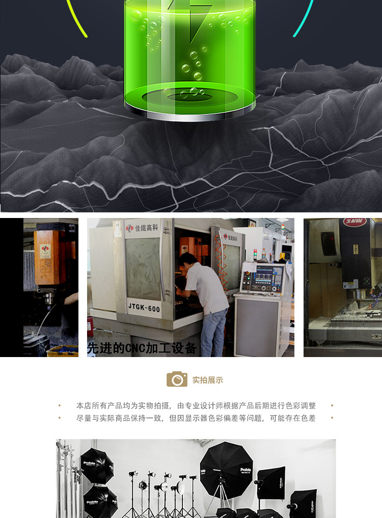 Portable high-intensity led flashlight charging flood and disaster prevention emergency zoom night cycling outdoor lighting set pic 11