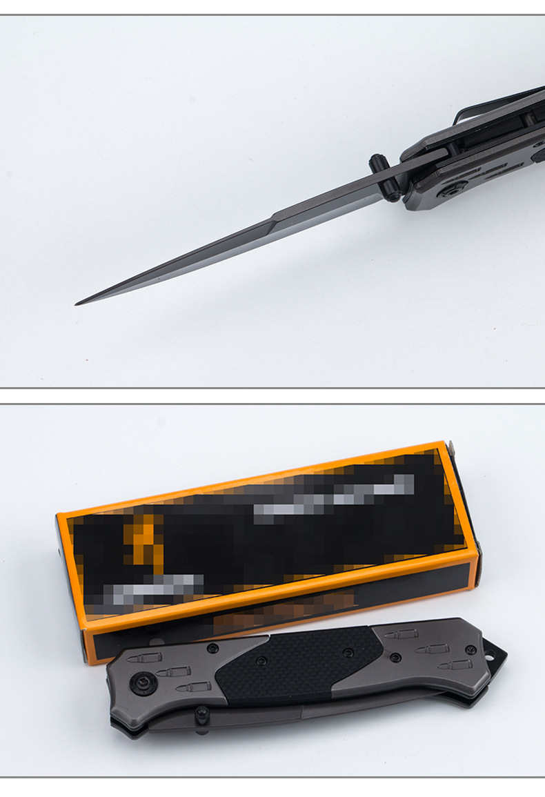 Outdoor folding knife, high-hardness survival fruit knife, portable knife, sharp self-defense knife, folding knife pic 4
