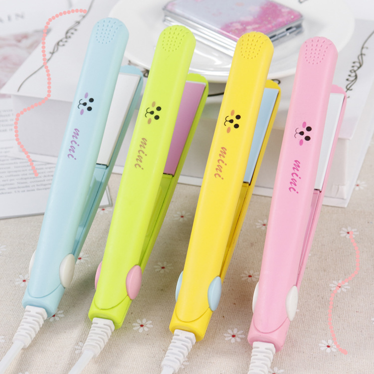 Factory direct sales of creative and fashionable hair straightening boards, household mini round bucket hair straightening devices and hair perming devices, exclusively available in physical stores pic 5