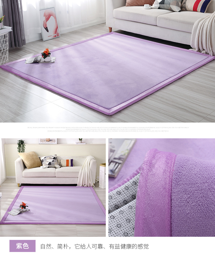 الصوف 2 سم الخالصة الأعضاء الورقه المرجان الاتصال TaTaMi واستعملتها السجاد قبل النوم pic 26
