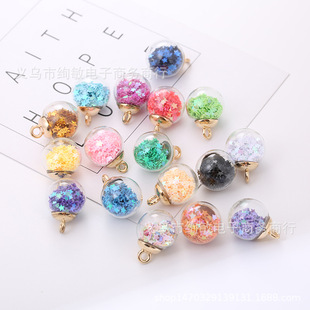 新款DIY手工精美合金烧焊爪链耳钉镶钻几何仿925银针耳饰耳坠配件详情7