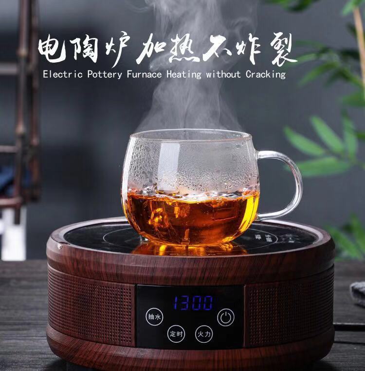 Factory wholesale of glass small tea cups, tea tasting cups, magnolia cups, heat-resistant Gongfu tea cups, thickened small tea cups with handles pic 4