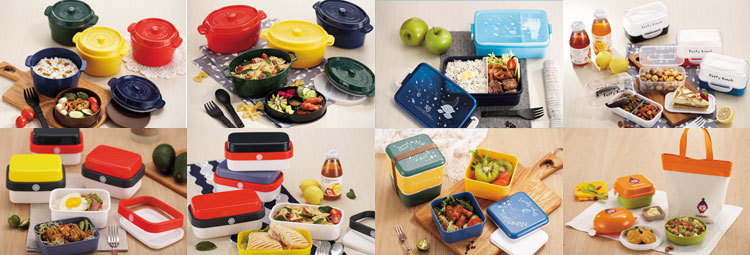 Bangduo - Customized double-layer oval lunch box, plastic lunch box, Japanese microwave oven, student lunch box pic 6