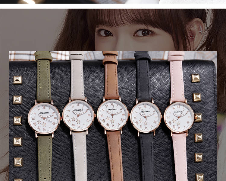 女生石英表少女夜光闺蜜韩版简约防水潮流复古电子手表现货淘货源详情64